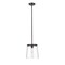 Z-Lite Callista 1 Light Pendant, Matte Black & Clear 3032P10-MB - alternate 2